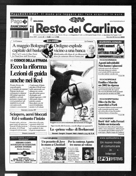 Il Resto del Carlino : giornale dell'Emilia